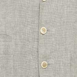 مملوكة مسبقًا بليزر برونيلو كوتشينيللي رمادي كتان مقاس صغير (سمول)