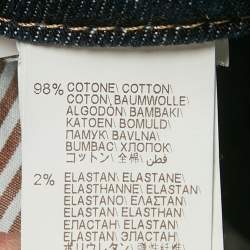 Pre Owned Brunello Cucinelli Blue Denim Traditional Fit Jeans S/Waist 32"