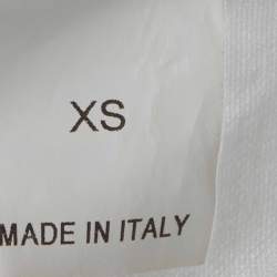 مملوكة مسبقًا قميص برونيلو كوتشينيللي قطني أبيض بقصة ضيقة مقاس صغير - إكس سمول