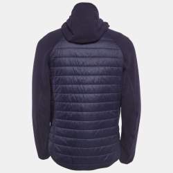 مملوكة مسبقًا جاكيت برونيلو كوتشينيللي نيلون أزرق بحري بغطاء رأس مقاس صغير جدّا (إكس سمول)