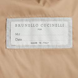 مملوكة مسبقًا جاكيت برونيلو كوتشينيللي نيلون أزرق بحري بغطاء رأس مقاس صغير جدّا (إكس سمول)