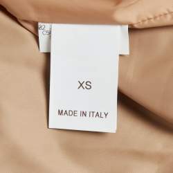 مملوكة مسبقًا جاكيت برونيلو كوتشينيللي نيلون أزرق بحر ي بغطاء رأس مقاس صغير جدّا (إكس سمول)