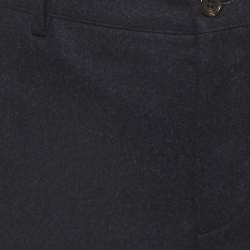 Pre Owned Brunello Cucinelli Blue Wool Trousers XL