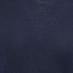 Pre Owned بلوفر برقبة دائرية برونيلو كوتشينيللي جيرسي أزرق داكن صغير