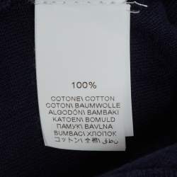 Pre Owned بلوفر برقبة دائرية برونيلو كوتشينيللي جيرسي أزرق داكن صغير