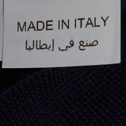 Pre Owned بلوفر برقبة دائرية برونيلو كوتشينيللي جيرسي أزرق داكن صغير