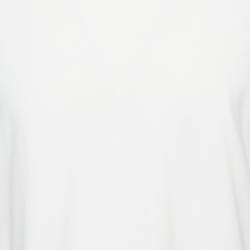 Pre Owned Brunello Cucinelli White Jersey Slim Fit Sweatshirt XXL