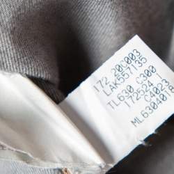 Brunello Cucinelli Grey Chambray Button Front Leisure Fit Shirt M