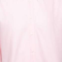 Brunello Cucinelli Pink Cotton Long Sleeve Shirt XXL