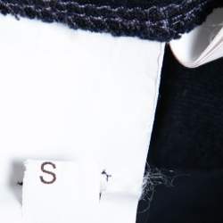 Pre Owned Brunello Cucinelli Navy Blue Cotton Slim Fit Short Sleeve T-Shirt S