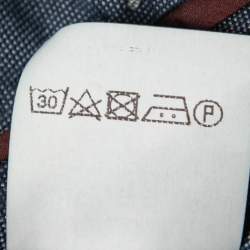 Pre Owned Brunello Cucinelli Navy Blue Cotton Pants XXXL