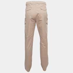 Brunello Cucinelli Beige Cotton Cargo Pants XL 