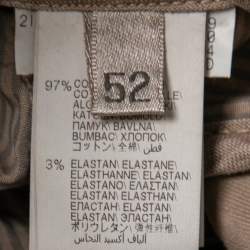 Pre Owned Brunello Cucinelli Beige Cotton Cargo Pants XL