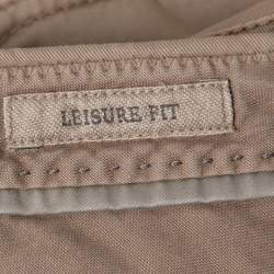 Pre Owned Brunello Cucinelli Beige Cotton Cargo Pants XL