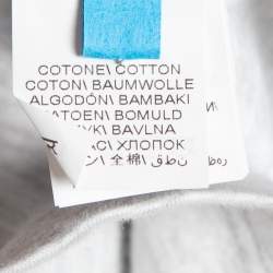 Pre Owned Brunello Cucinelli Grey Cotton Short Sleeve Slim Fit T-Shirt XL