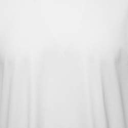 Pre Owned Brunello Cucinelli White Cotton Long Sleeve Slim Fit T-Shirt XL