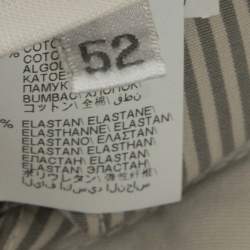 Pre Owned Brunello Cucinelli Light Beige Cotton Leisure Fit Pants XL