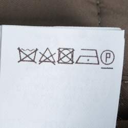 Pre Owned Brunello Cucinelli Grey Wool & Cotton Reversible Jacket Vest M