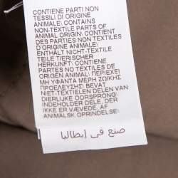 Pre Owned Brunello Cucinelli Grey Wool & Cotton Reversible Jacket Vest M