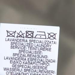 Pre Owned Brunello Cucinelli Navy Blue Striped Suede Jacket Vest M