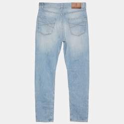 Brunello Cucinelli Blue Denim leisure Fit Jeans XS Waist 32" 