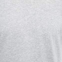 Pre Owned Brunello Cucinelli Grey Cotton Layered Effect Slim Fit T-Shirt L