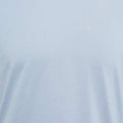 Pre Owned Brunello Cucinelli Blue Cotton Layered Effect Slim Fit T-Shirt L