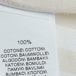 Brunello Cucinelli Beige Striped Cotton Shirt S