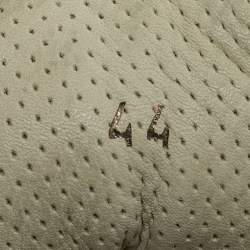 Pre Owned Brunello Cucinelli Navy Blue Suede and Leather Lace Up  Sneakers Size 44