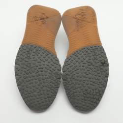 Pre Owned Brunello Cucinelli Size 41 Grey Knit Fabric Low Top Sneakers