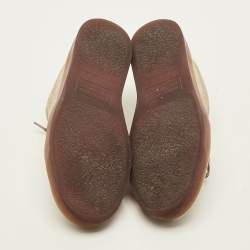 Pre Owned Brunello Cucinelli Size 43 Beige Suede Low Top Sneakers