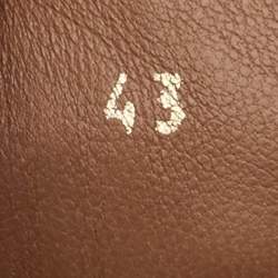 Pre Owned Brunello Cucinelli Size 43 Beige Suede Low Top Sneakers