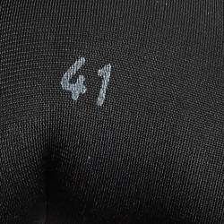 Pre Owned Brunello Cucinelli Black Suede and Fabric Low Sneakers Size 41