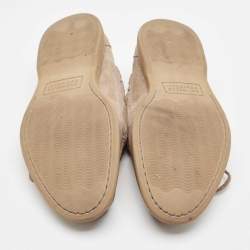 Brunello Cucinelli Brown Suede Slip On Boat Loafers Size 41