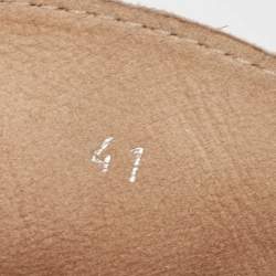 Brunello Cucinelli Brown Suede Slip On Boat Loafers Size 41