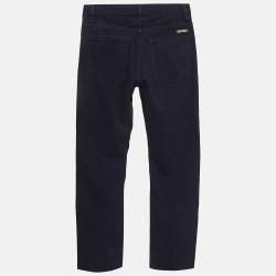 Pre Owned Burberry Brit Navy Blue Cotton Slim Fit Steadman Jeans S Waist 29"