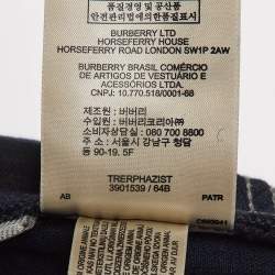 Pre Owned Burberry Brit Navy Blue Cotton Slim Fit Steadman Jeans S Waist 29"