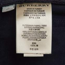Pre Owned Burberry Brit Navy Blue Cotton Slim Fit Steadman Jeans S Waist 29"