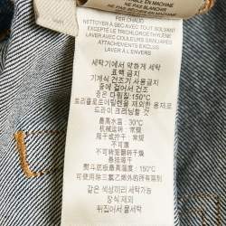 Pre Owned Burberry Brit Blue Faded Denim Streadman Jeans L Waist 36"