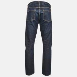 Pre Owned Burberry Brit Blue Faded Denim Streadman Jeans L Waist 36"