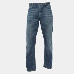 Burberry Brit Blue Denim Regular Fit Jeans L/Waist 35"