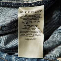 Burberry Brit Blue Denim Regular Fit Jeans L/Waist 35"