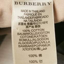 Pre Owned Burberry Brit Beige Vintage Check Cotton Shirt S