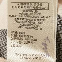 Pre Owned Burberry Brit Beige Vintage Check Cotton Shirt S
