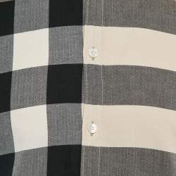 Pre Owned Burberry Brit Beige Vintage Check Cotton Shirt S