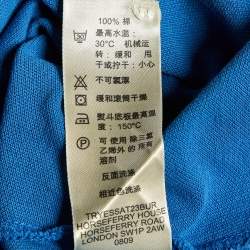 Burberry Brit Blue Cotton Pique Polo T-Shirt M