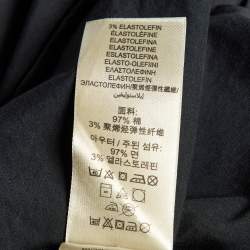 Pre Owned Burberry Brit Black Cotton Long Sleeve Shirt M