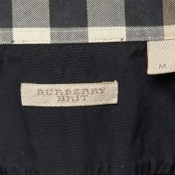 Pre Owned Burberry Brit Black Cotton Long Sleeve Shirt M