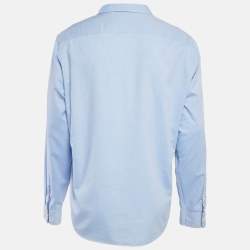 Burberry Brit Blue Cotton Button Front Shirt XL