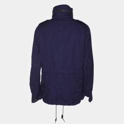 Pre Owned Burberry Brit Navy Blue Jacket L
